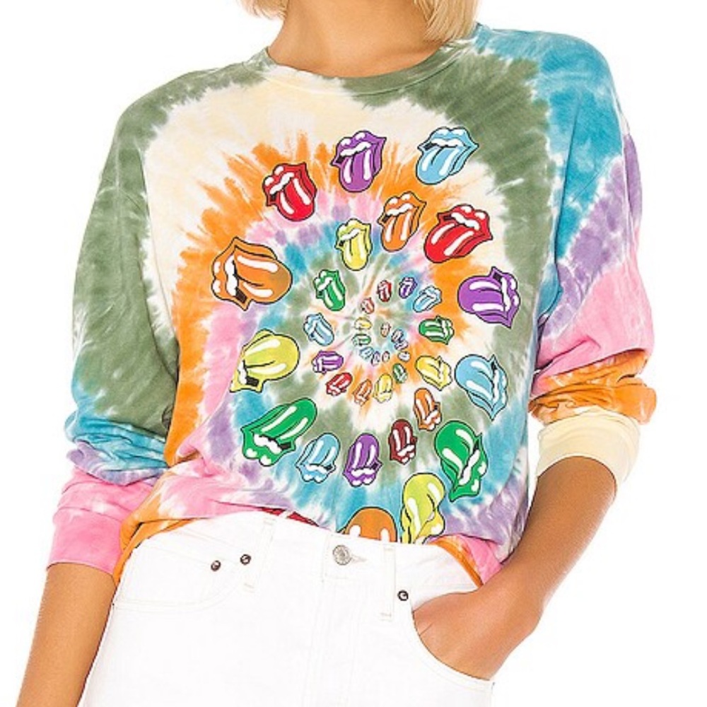 Daydreamer X REVOLVE Rolling Stones Bigger Bang sweater